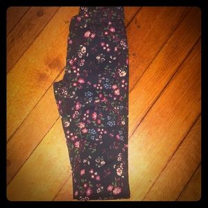 Girls floral stretch jeans 👖 10/12